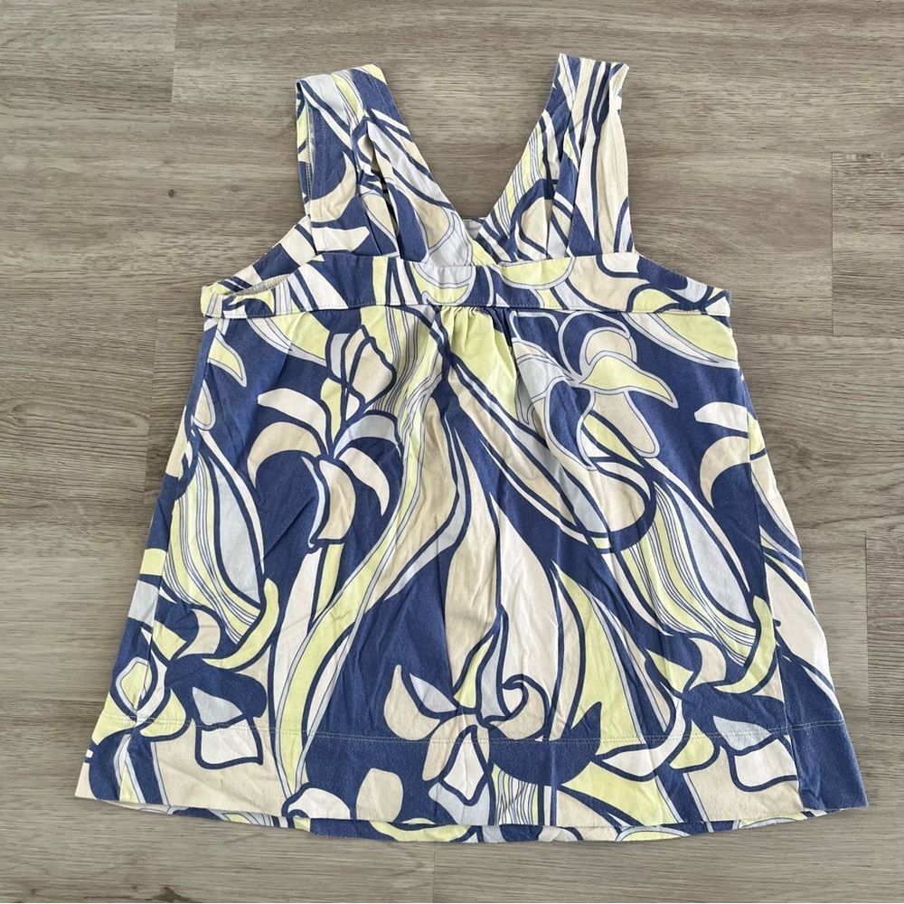 A.N.A A New Approach Maternity Floral Sleeveless Blouse Size Medium - Picture 3 of 5